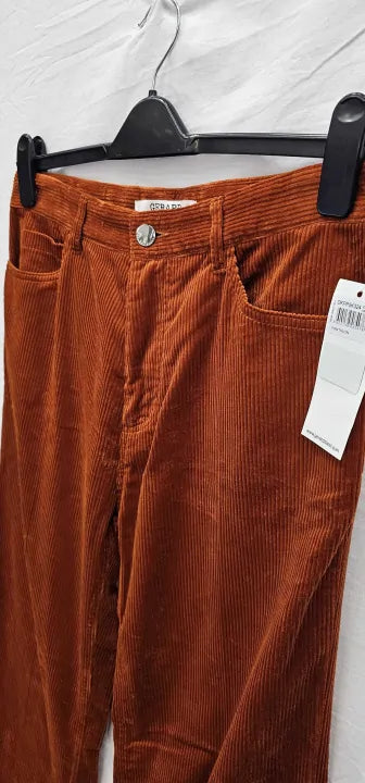 Gerard Darel-Dkpp5K3246800-16-Brown-Brown Wide Leg Cotton Trouser-Brown Size: Eur44