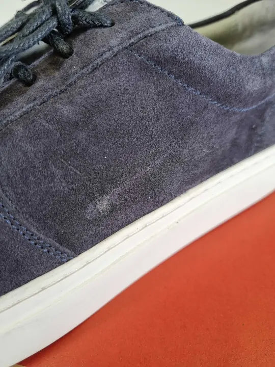 Grenson - Men'S Navy Sneaker 22 Leather Trainers Size: Uk 9