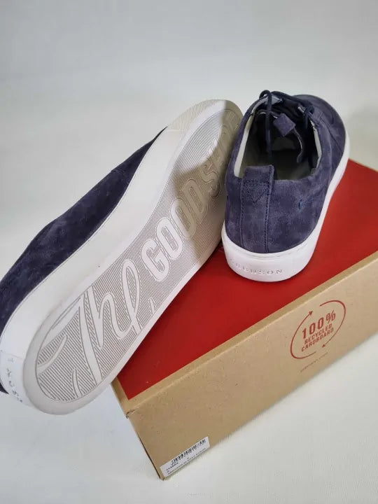 Grenson - Men'S Navy Sneaker 22 Leather Trainers Size: Uk 9