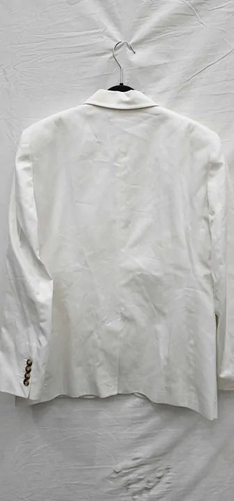 Reiss - White Harper Cotton Blazer - White Size: Uk10