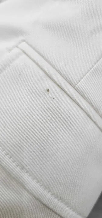 Reiss - White Harper Cotton Blazer - White Size: Uk10