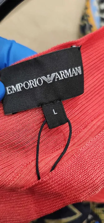 Emporio Armani - Red Knitted Top - Rosso Dolce Size: L