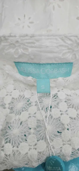 Melissa Odabash - White Barrie Broderie Anglaise Cotton Dress - White Size: S