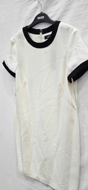 Lauren Ralph Lauren Contrast Day Dress Size: Uk8