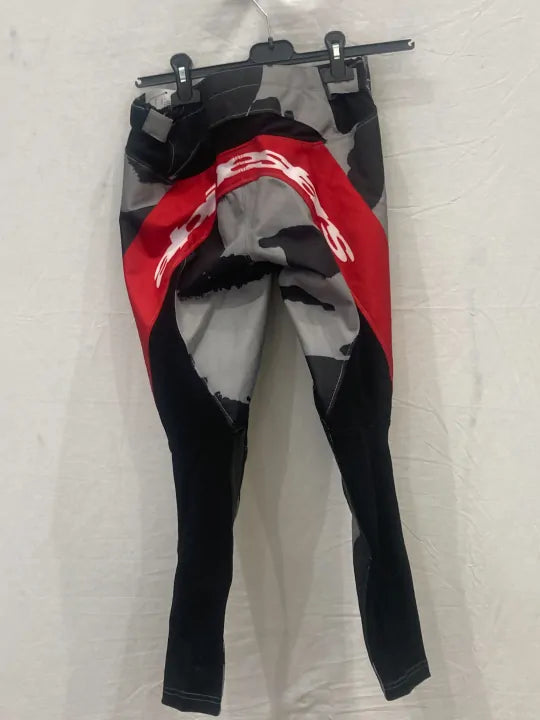 Alpinestars Kids Racer Tactical Cast Grey Camo Mars Red Pants Size: Eu 42