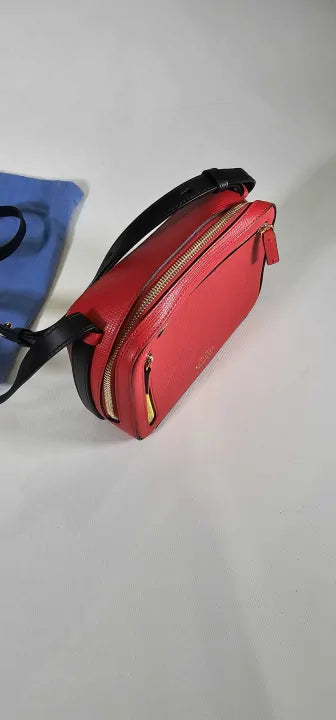 Smythson-1029823-*-Red-Scarlett Red Panama Small Sliding Strap Crossbody Bag-Red Size: *