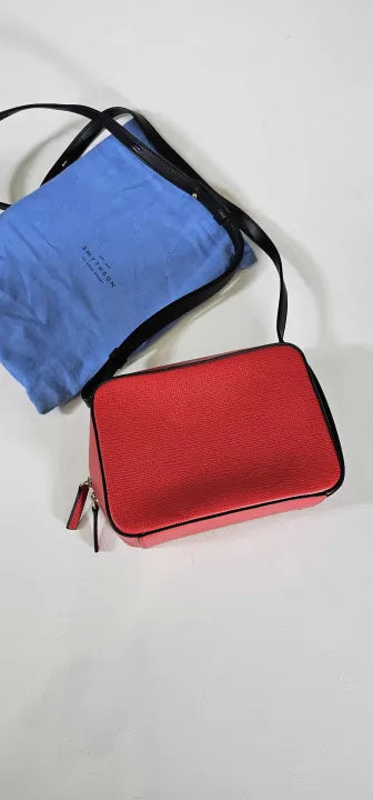 Smythson-1029823-*-Red-Scarlett Red Panama Small Sliding Strap Crossbody Bag-Red Size: *