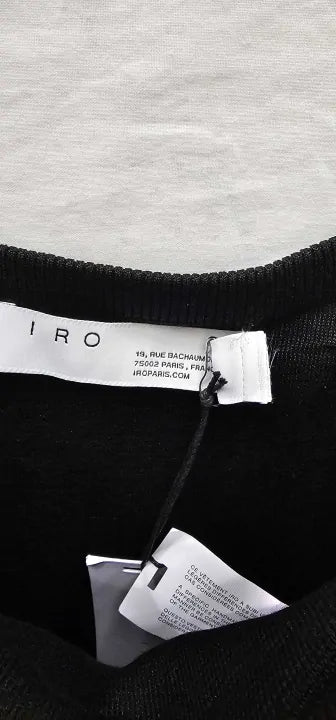 Iro - Black Iowa Midi Dress - Black Size: M