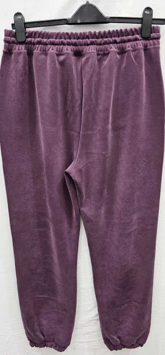 Sweaty Betty - Sand Wash Cuffed Trouser-Cherry Purple - Purple Size: L
