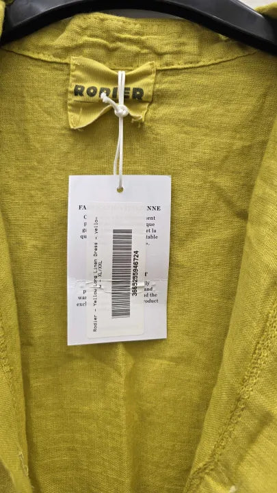Rodier - Robe - Yellow Size: Xl/Xxl