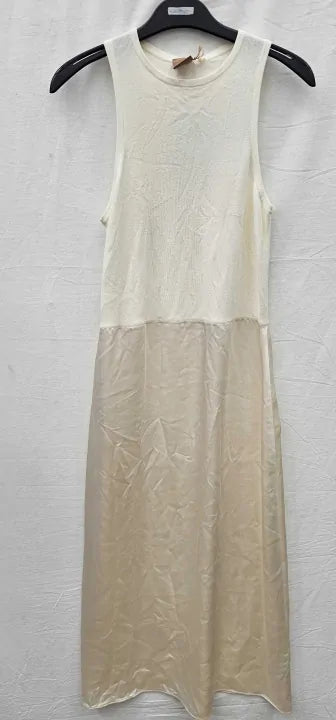 Boss-50486090_118-M-White-Ecru Flaurelia Midi Dress-White Size: M