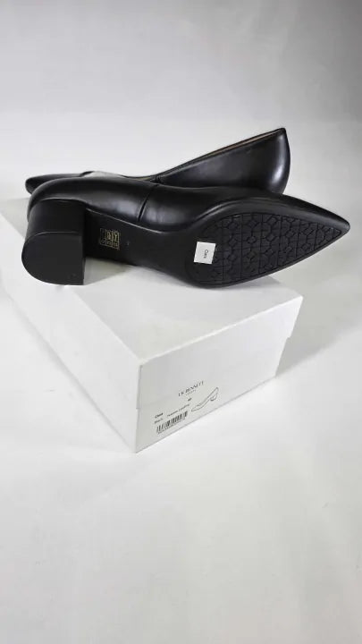 L K Bennett - Black Leather Clara Court Heel Size: Uk 7