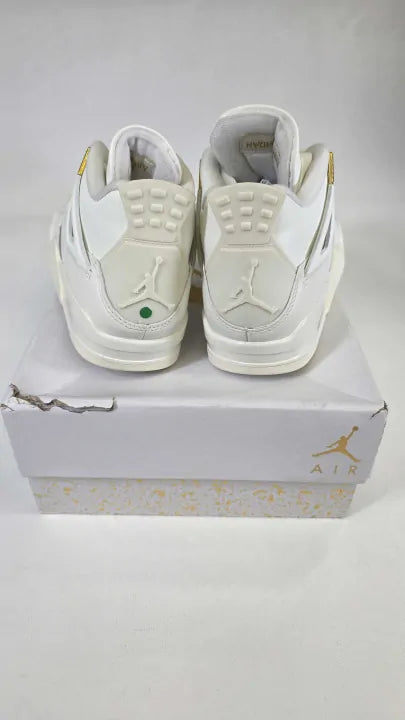 Air Jordan 4 Retro Sail Metallic Gold Size: Uk 6.5