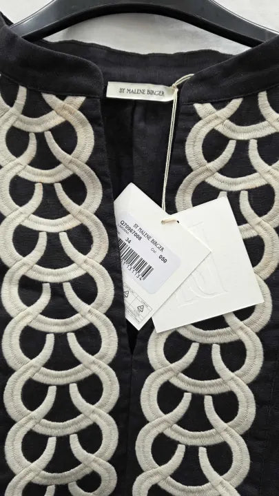 By Malene Birger - Black Linen Limonna Structured Mini Dress Size: Uk 6