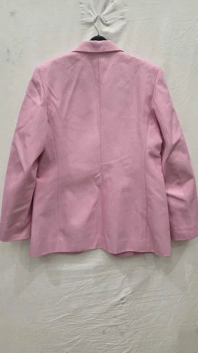 Victoria Beckham - Pink Single Breasted Blazer Size: Uk 12