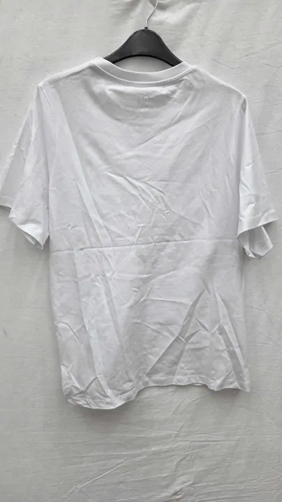 Victoria Beckham - White Body Twist Tee Size: Medium