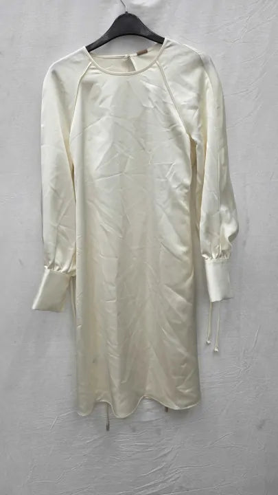 Hugo Boss White Silk Dress Size: Uk 4