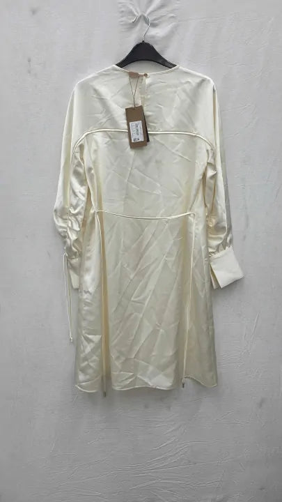 Hugo Boss White Silk Dress Size: Uk 4