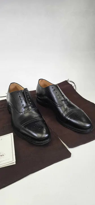 Church's - Men's Black Leather Hawthorn Oxford Shoe - Black Size: Uk7