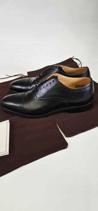 Church's - Men's Black Leather Hawthorn Oxford Shoe - Black Size: Uk7