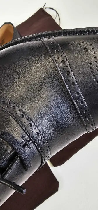 Church's - Men's Black Leather Hawthorn Oxford Shoe - Black Size: Uk7