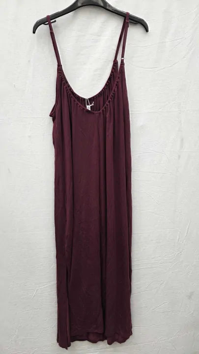 & Other Stories Red Edith Midi Dress Size: Small