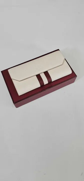 Bally Cream Leather Wallet Size: *