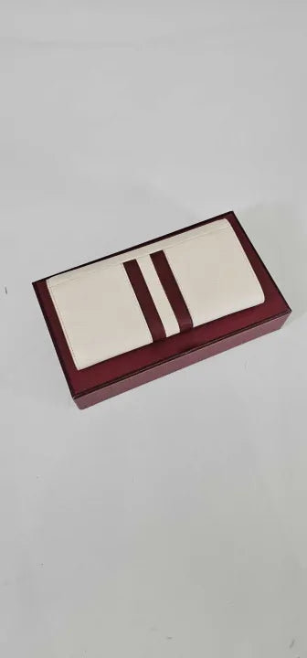 Bally Cream Leather Wallet Size: *