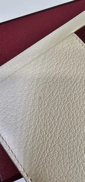 Bally Cream Leather Wallet Size: *