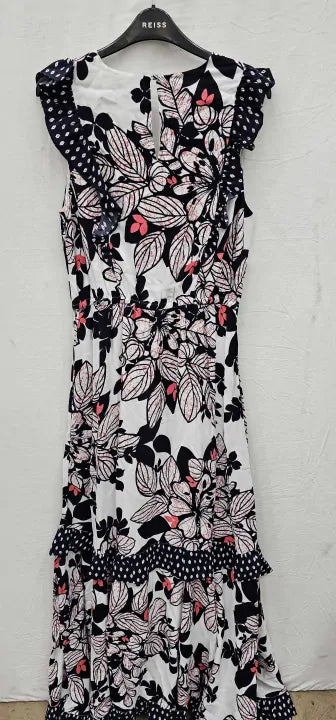 Phase Eight - Navy Suki Tie Maxi Dress - Navy Size: Uk12