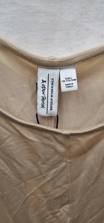 & Other Stories - S2 Akoni Dress - Beige Size: L