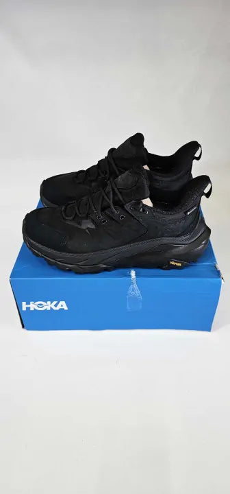 Hoka - Women's Black Kaha 2 Low Gore-tex Trainers - Black Size: Uk7