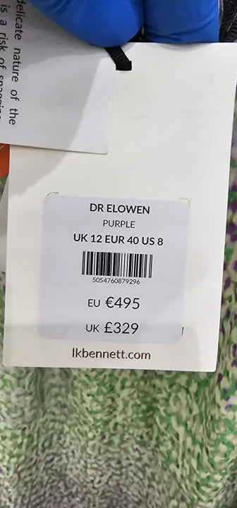 L K Bennett-0217 51176 0227 969-12-Purple-purple Elowen Dress-purple Size: Uk12