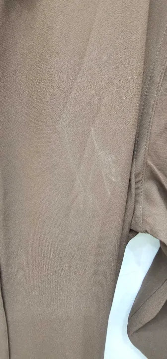 Lauren Ralph Lauren - Brown Cotton Blend Shirt Dress - Brown Size: Uk12