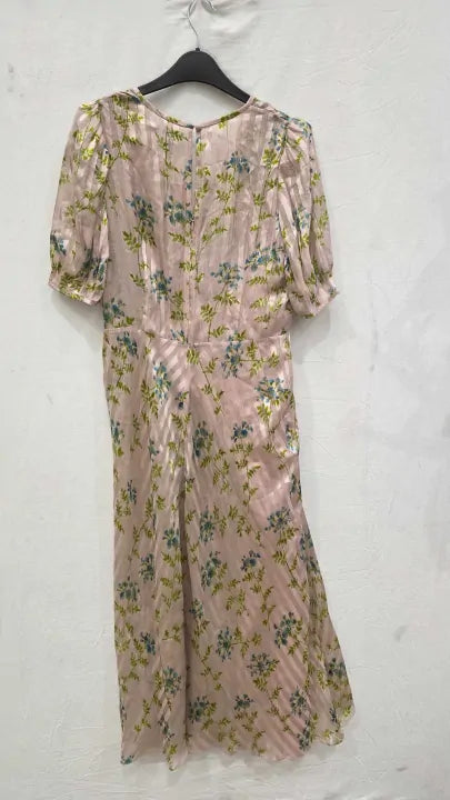 L K Bennett - Pink Leith Silk Blend Dress Size: Uk 12