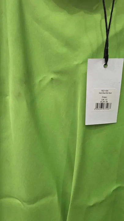 Ro & Zo - Satin Bias Midi Skirt Size: Uk10
