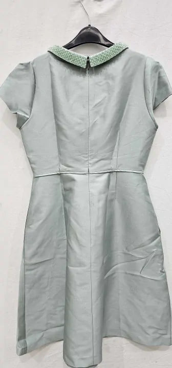 Hobbs London-0122 5985 3093L00 Sage Green-12-green-mint Green Jocelyn Silk Blend Dress-green Size: Uk12
