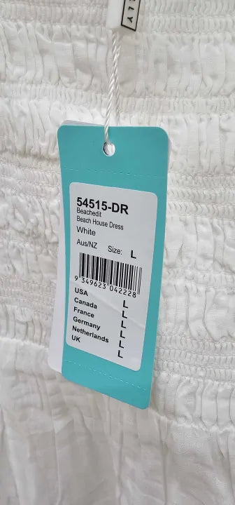 Seafolly - White Beach House Dress - White Size: L