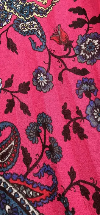 Paisley Print Maxi Skirt Size: 36