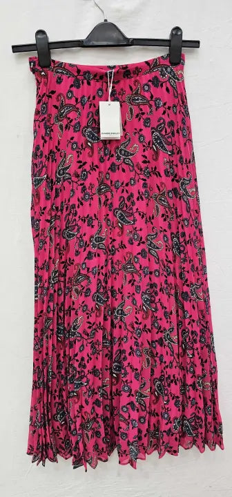 Paisley Print Maxi Skirt Size: 36