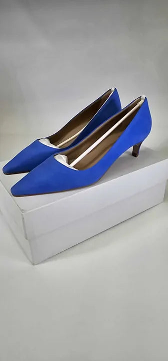 Lk Bennett Ava Suede Kitten Heels Size: 37