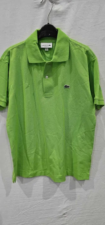 Lacoste - Lime Green Classic Polo Shirt - Green Size: 3