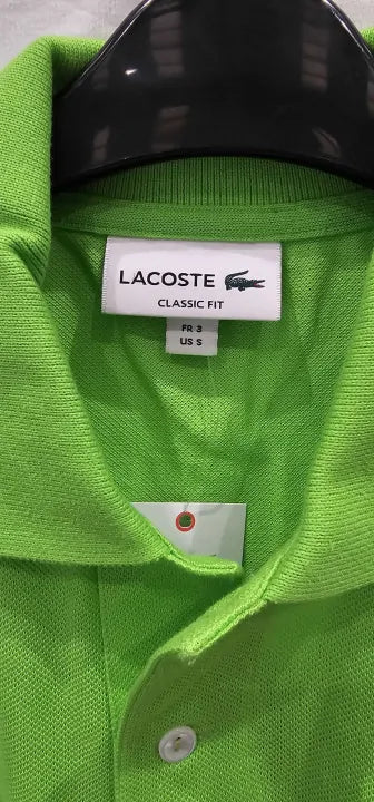 Lacoste - Lime Green Classic Polo Shirt - Green Size: 3