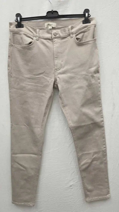 Reiss Normandie Paige Straight Leg Jeans In Cocoa Size: 32