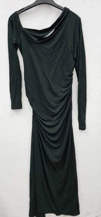 Reiss - Green Delphine Cut Out Maxi Dress - Green Size: Uk10