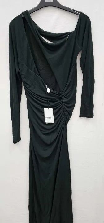 Reiss - Green Delphine Cut Out Maxi Dress - Green Size: Uk10