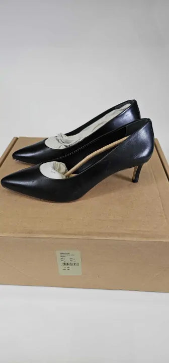 Hobbs London-0222 Ma78 001H030 Black-4-black-black Emma Court Heels-black Size: 37