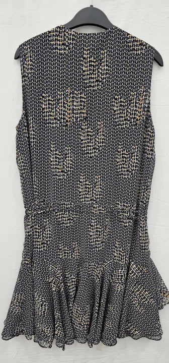 Stefania Printed Day Dress Size: Uk10