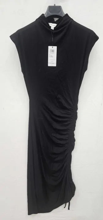 Reiss - Black Birdie Mini Jersey Dress - Black Size: Uk8