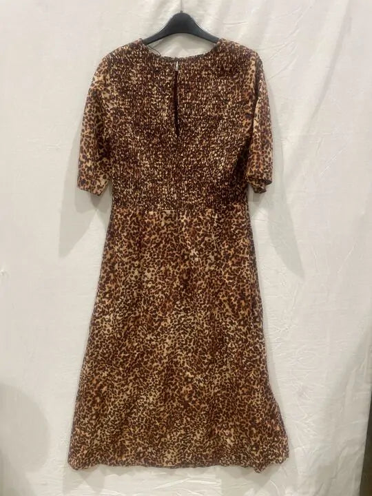 Whistles - Multi Marble Spot Veda Midi Dress Size: Uk 14